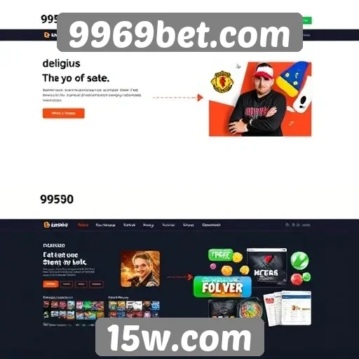 Evolução do design do site 9969bet.com